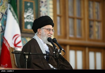 سخنرانی رهبر معظم انقلاب در اجتماع زائران و مجاوران حرم مطهر رضوی