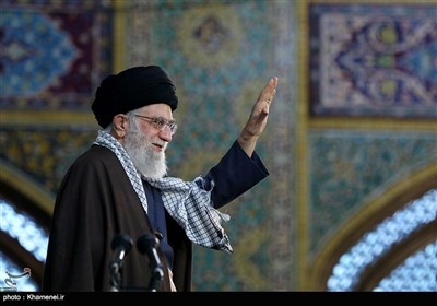 حرم الرضا؛ امام خامنہ ای کے خطاب کی تصویری جھلکیاں