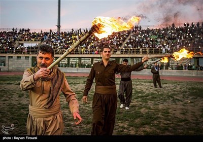 ایران؛ صوبہ کردستان کے مرکزی شہر سنندج میں جشن عید نوروز