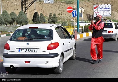 ترافیک سنگین جاده کرج به چالوس