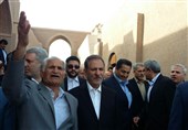 کرمان| معاون اول رئیس جمهور از ارگ تاریخی بم بازدید کرد