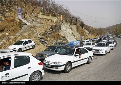 مسافران نوروزی در گنجنامه همدان