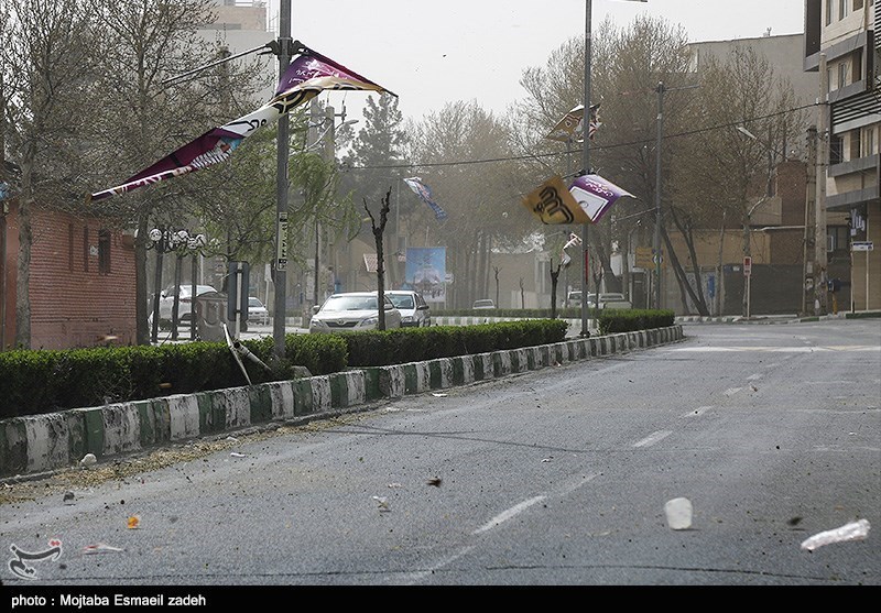 سرعت تندباد در مشکین‌شهر به 94 کیلومتر بر ساعت رسید