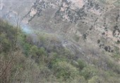 گیلان|مهار آتش‌سوزی در مناطق جنگلی اشکورات رودسر+ تصویر