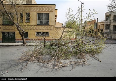 ارومیہ میں طوفان کی تباہ کاریاں