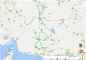 سیستان‌ و بلوچستان| ترافیک نیمه‌سنگین در محورهای نیکشهر- کنارک و کنارک - چابهار