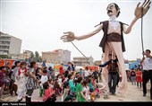 عروسکها برای کودکان مناطق زلزلهزده استان کرمانشاه به حرکت در میآیند