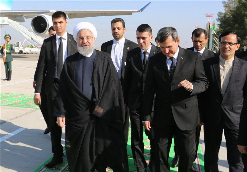 روحانی وارد شهر &quot;مرو&quot; شد