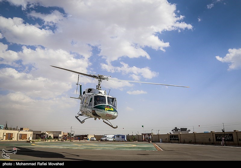 اورژانس هوایی اصفهان مادر باردار گرفتار در منطقه کوهستانی را نجات داد