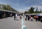 شیراز| استقبال مهمانان نوروزی شیراز از نمایشگاه محور حافظیه+تصاویر