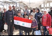 تصاویر اختصاصی تسنیم از خروج شهروندان سوری از «غوطه‌شرقی»