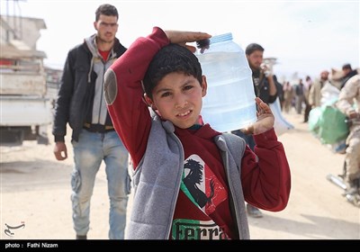 خروج شهروندان سوری از غوطه شرقی 