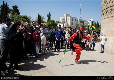 مسافران نوروزی در شیراز