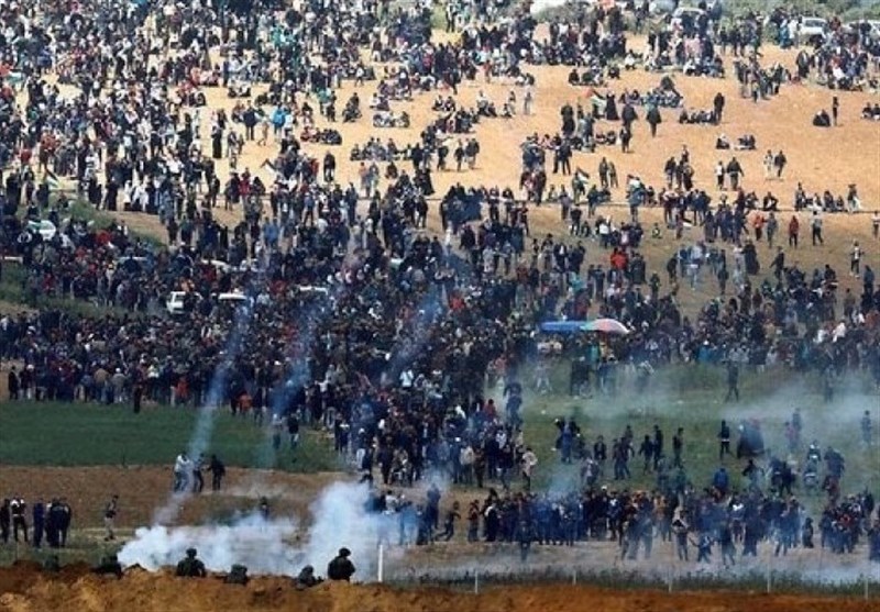 زخمی شدن 4 فلسطینی در دومین جمعه راهپیمایی &quot;حق بازگشت بزرگ&quot;