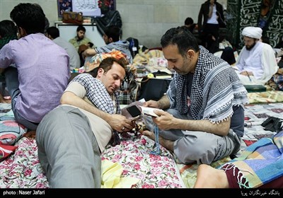مراسم معنوی اعتکاف - مسجد دانشگاه تهران