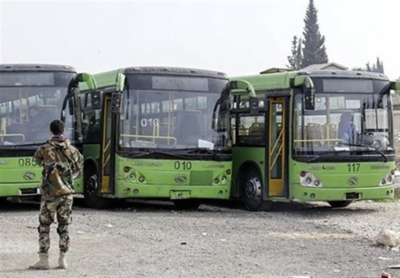 تحولات سوریه|فعالیت عادی در فرودگاه «تیفور»/ 23 اتوبوس حامل تروریست‌ها از غوطه خارج شدند