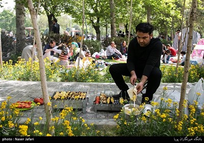 People in Iran Celebrate Nature Day