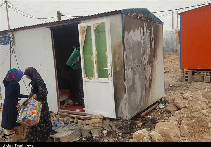 کرمانشاه| خطری که زلزله‌زدگان را تهدید می‌کند+فیلم