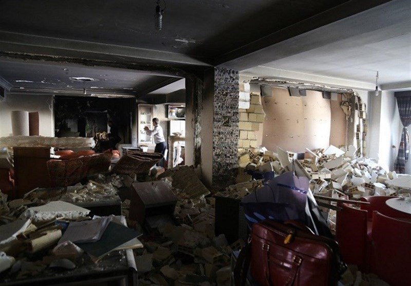 تصاویر/ انفجار شدید خانه‌های مسکونی بر اثر نشت گاز