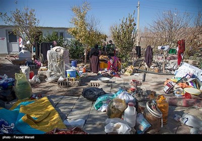 آلودگی محیط اطراف اسکان موقت زلزله زدگان سرپل ذهاب