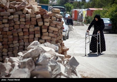 آلودگی محیط اطراف اسکان موقت زلزله زدگان سرپل ذهاب