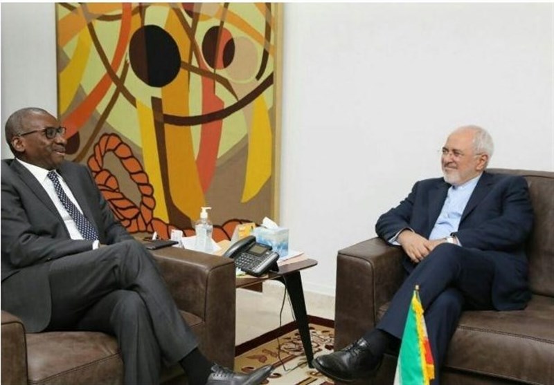 دیدار ظریف با وزیر خارجه سنگال