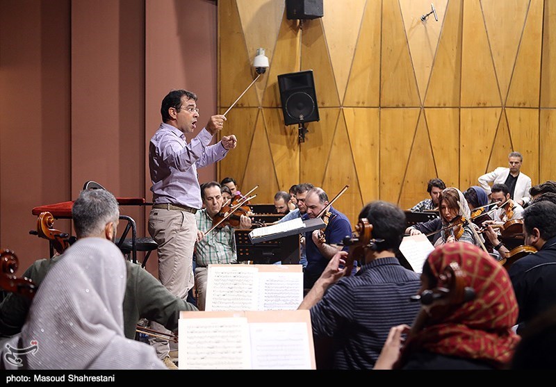 تمرین ارکستر سمفونیک تهران