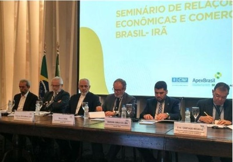 ظریف در جمع بازرگانان برزیلی: سرمایه ­گذاری در ایران دارای مزیت نسبی بالایی است