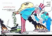 کاریکاتیر / أمریکا أکثر الدول فی العالم إثارة للحروب