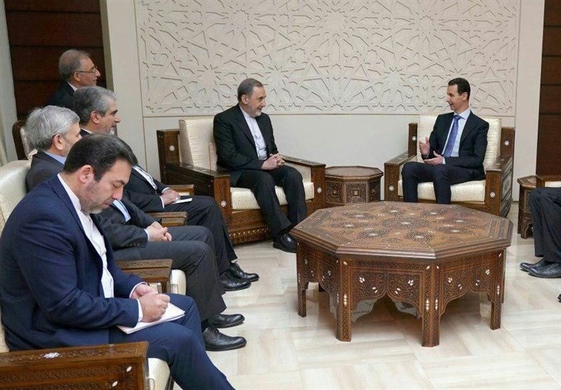 گزارش خبرنگار تسنیم در دمشق|ولایتی با رئیس پارلمان و رئیس‌جمهور سوریه دیدار کرد+ویدئو
