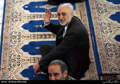 علی اکبر صالحی رییس سازمان انرژی اتمی در نمازجمعه تهران