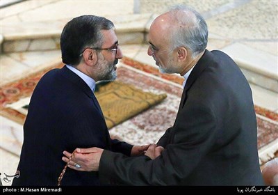 علی اکبر صالحی رییس سازمان انرژی اتمی در نمازجمعه تهران
