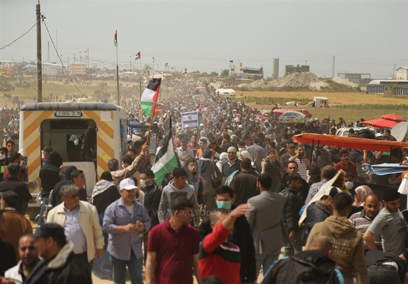 حماس خواستار حضور گسترده در تظاهرات سالروز اشغال فلسطین شد