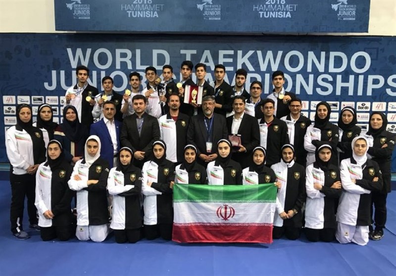 آقایی نوجوانان تکواندو ایران با 7 مدال طلا و 2 برنز بر تکواندو جهان