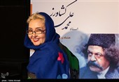 کتایون ریاحی بازیگر سینما و تلویزیون در مراسم جشن تولد محمد علی کشاورز