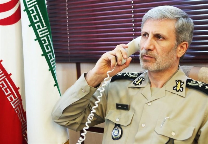 تمجید وزیر دفاع ایران از موفقیت سوریه در هدف قراردادن موشکهای آمریکایی