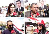 ساحات دمشق تتحدى ترامب وعدوانه.. الشعب السوری: نحن الیوم أکثر قوة وتمسکاً بالمقاومة +صور وفیدیو