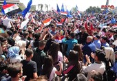 شادی مردم سوریه از دو پیروزی بر فرانسه + تصاویر