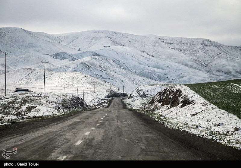 برف نواحی سردسیر و کوهستانی استان سمنان را سفیدپوش می‌کند