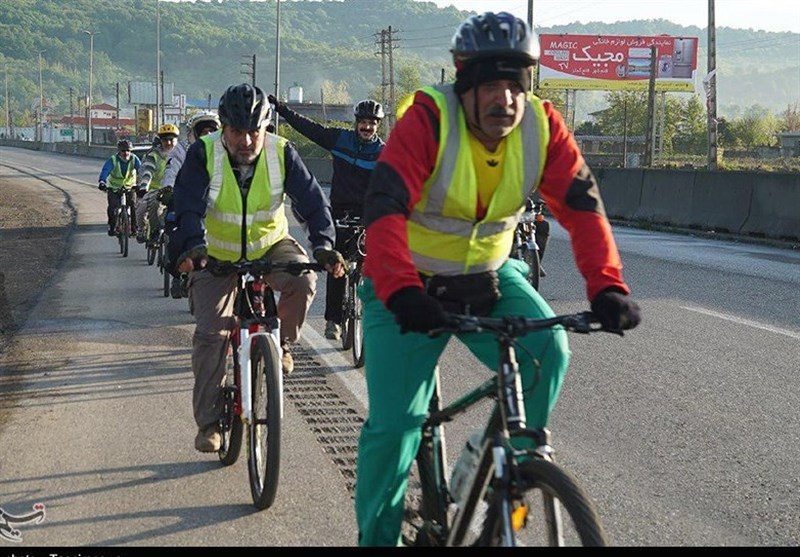 مازندران| کاروان دوچرخه سواران مازندرانی به عتبات عالیات اعزام شدند