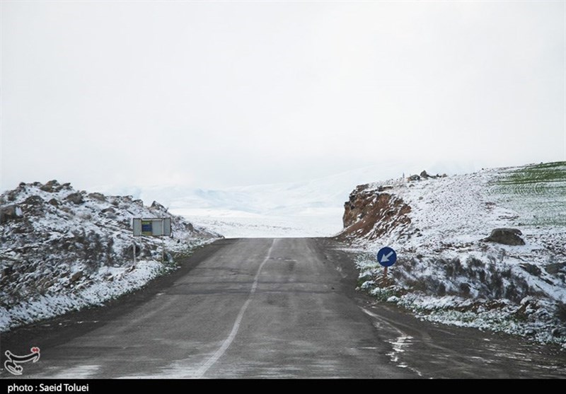 تبریز| آغاز بارش برف و باران در آذربایجان شرقی