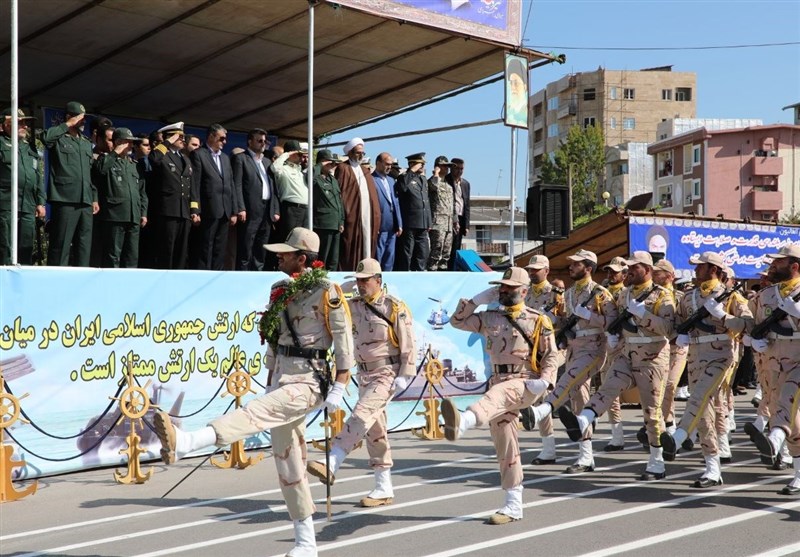 ساری| رژه اقتدار نیروهای مسلح مازندران برگزار شد