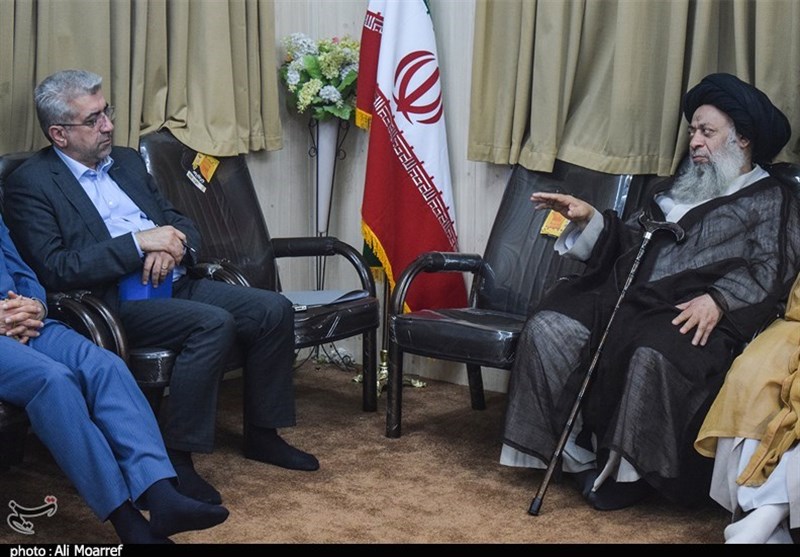اهواز| دیدار وزیر نیرو با آیت‌الله موسوی جزایری نماینده ولی‌فقیه در خوزستان به روایت تصاویر