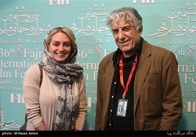 رضا کیانیان در افتتاحیه سی و ششمین جشنواره جهانی فیلم فجر 