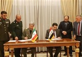 امضای یادداشت تفاهم همکاری بین وزارتخانه‌های دفاع ایران و صنایع عراق