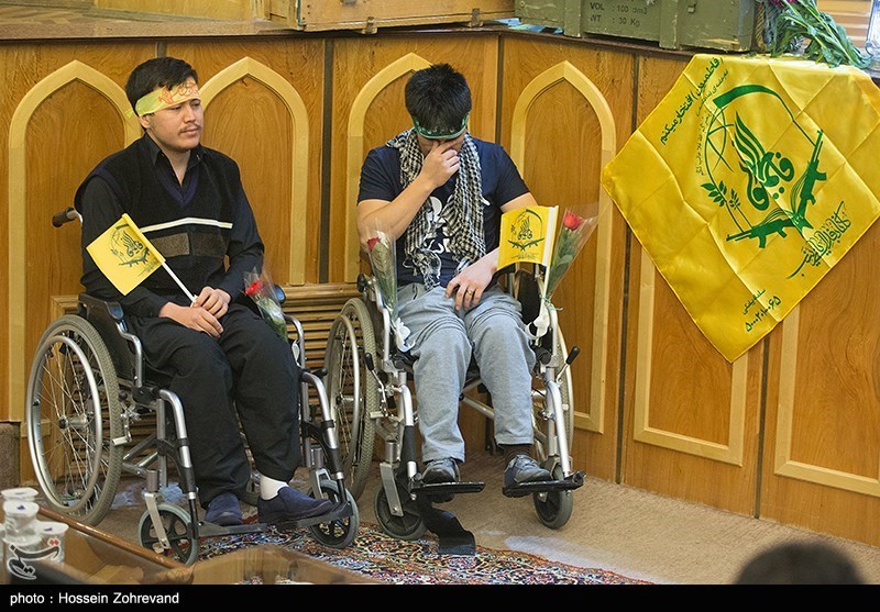 تجلیل از 500 جانباز فاطمیون در تهران+تصاویر