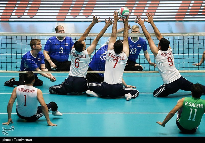 تبریز| تداوم شکست‌ناپذیری ایران در مسابقات بین‌المللی والیبال نشسته
