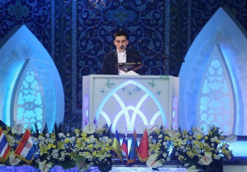 مسابقات بین‌المللی قرآن| تلاوت قاری روشندل ایرانی در مصلای تهران