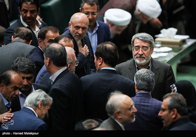 عبدالرضا رحمانی فضلی وزیر کشور در نشست مشترک قوای سه‌گانه