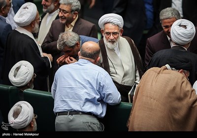 حجت‌الاسلام محمدجعفر منتظری دادستان کل کشور در نشست مشترک قوای سه‌گانه